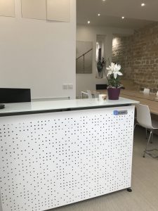 Embellissement de bureaux professionnels et mise en location.